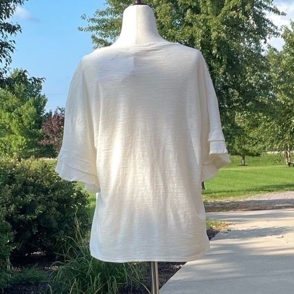 Philosophy Ruffle Trim Top - Picture 7 of 7